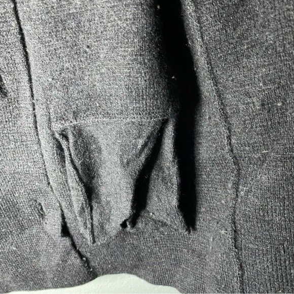 J. Crew Merino Wool Peacoat - Size Small, Charcoal Black - Picture 9 of 9